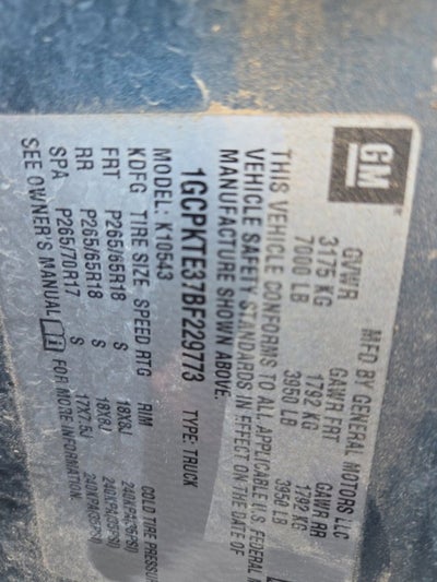 2011 Chevrolet Silverado 1500 LTZ