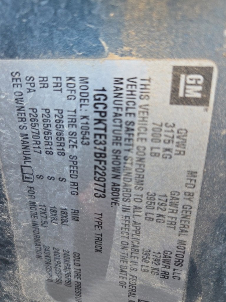 2011 Chevrolet Silverado 1500 LTZ