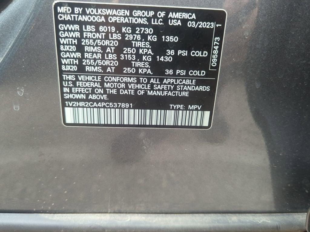 2023 Volkswagen Atlas 3.6L V6 SE w/Technology